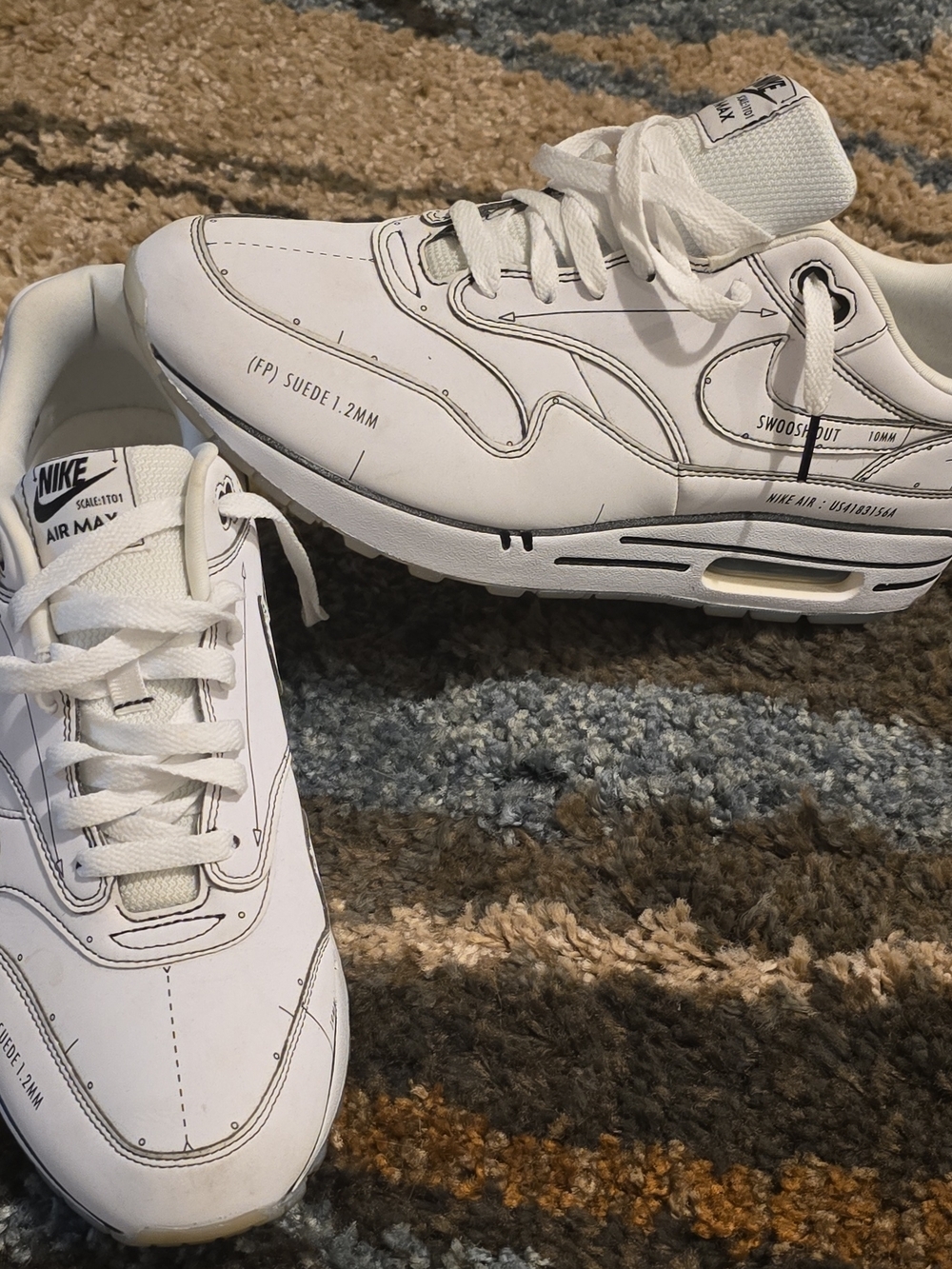 Nike White Men's Air Max Low-Top Sneakers